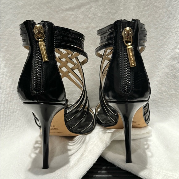 Dolce and Gabbana Strappy Black Heels - Picture 4 of 4